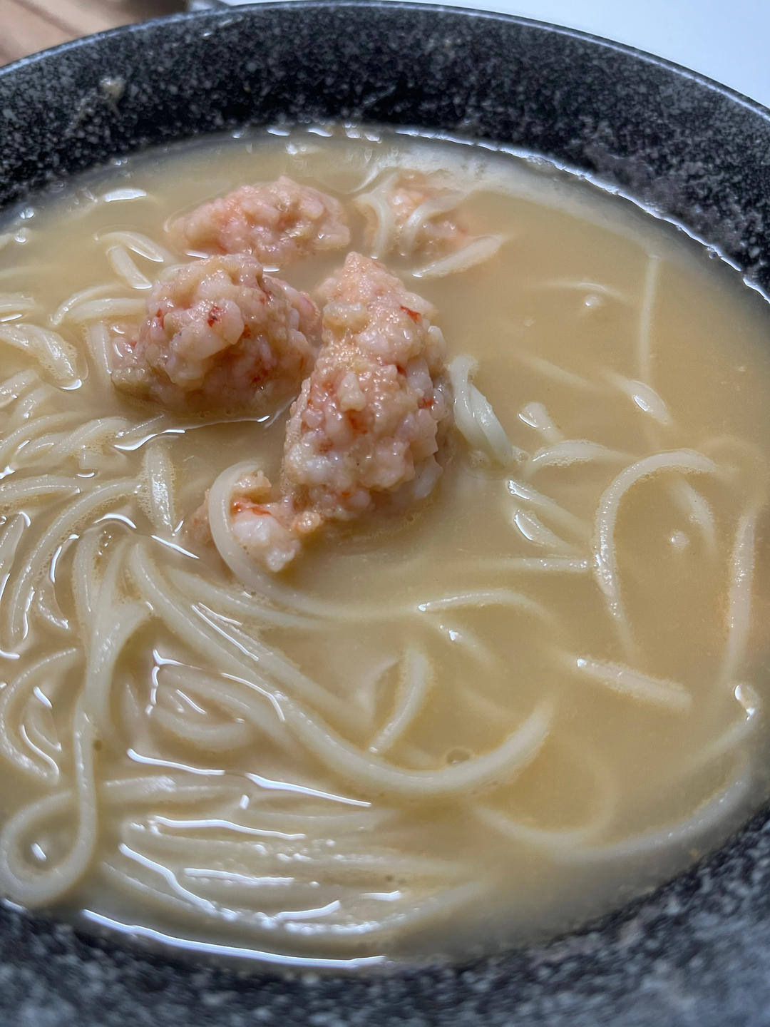自制虾滑面🍜