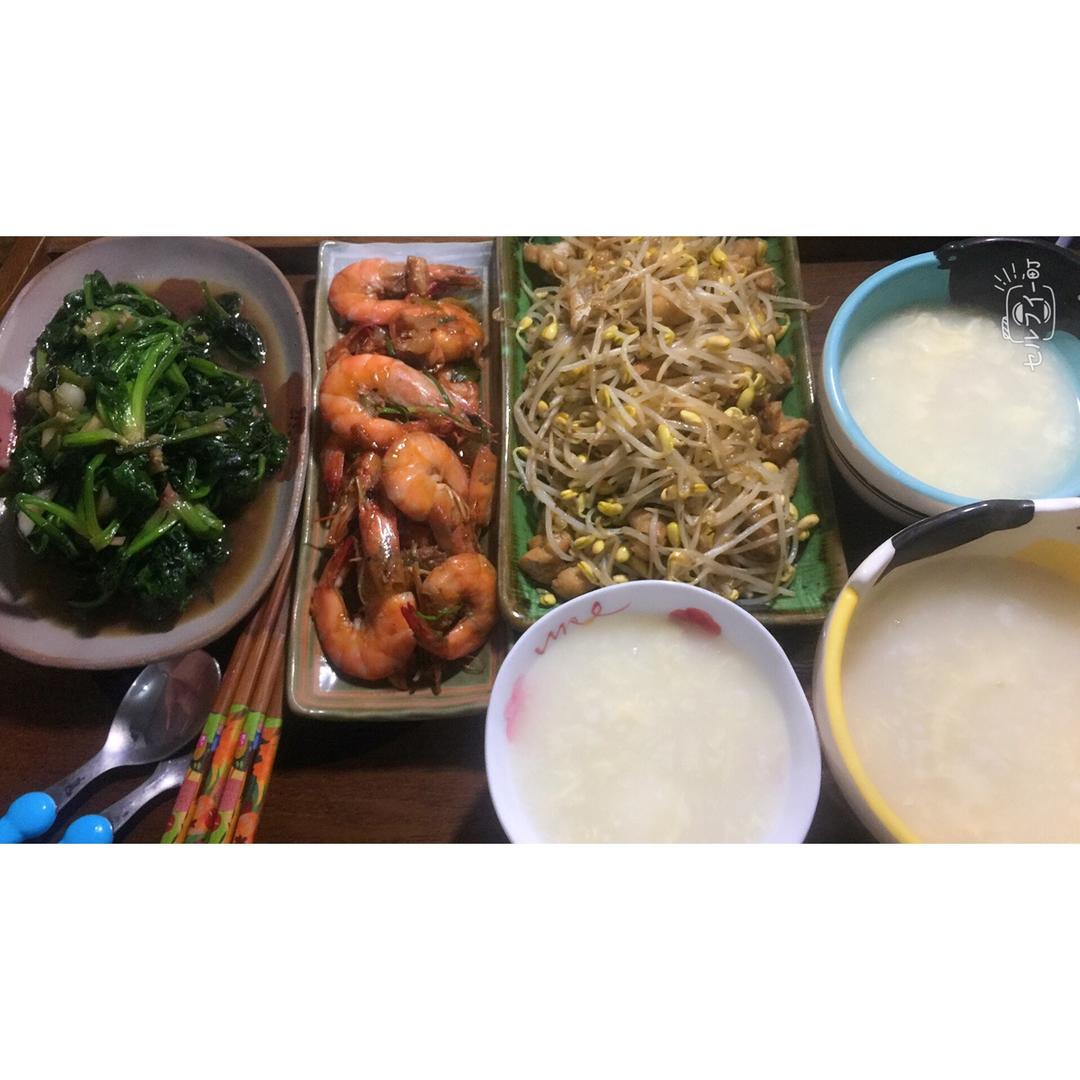 油豆腐炒豆芽