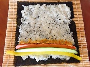 寿司饭团的做法 步骤6