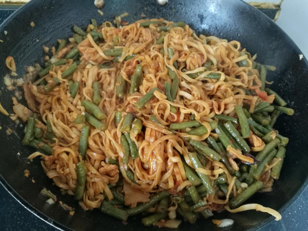 长豆角焖面