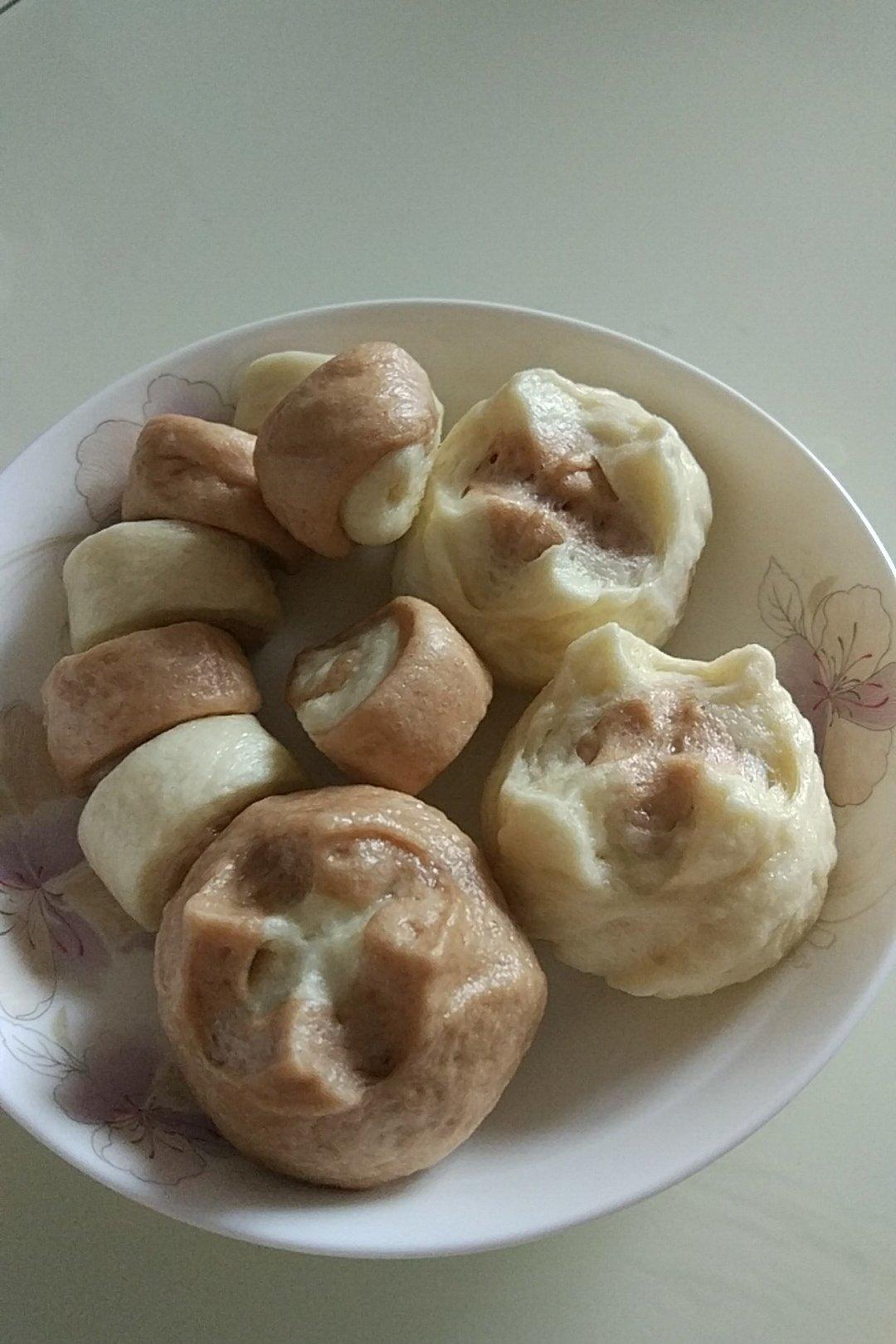 双色奶香刀切馒头