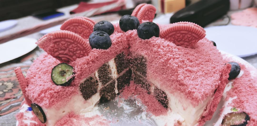 慕斯中的最爱！酸甜清爽酸奶乳酪抹茶慕斯（樱花奥利奥版）8寸