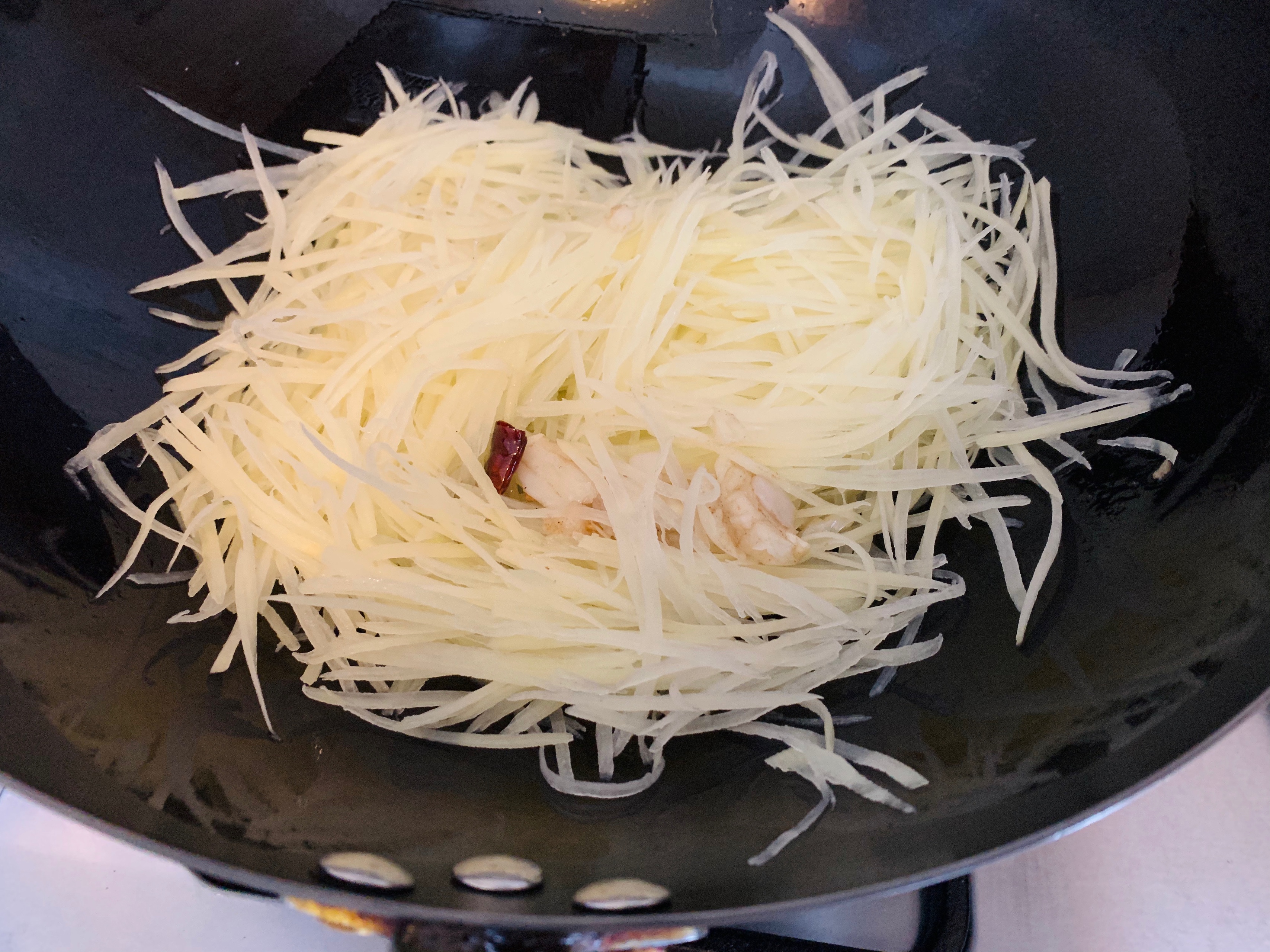 炝炒（酸辣）土豆丝的做法 步骤4