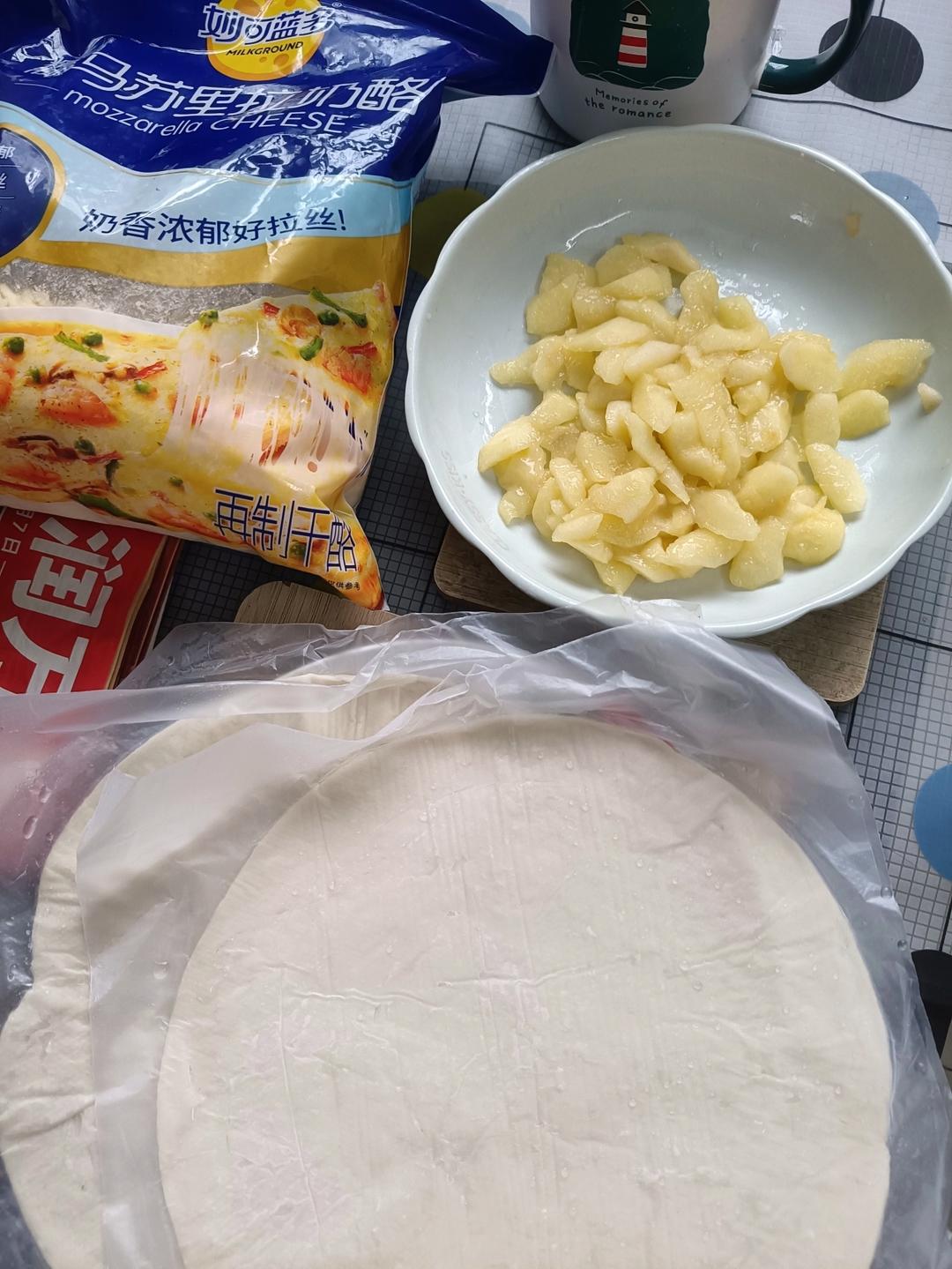芝士苹果手抓饼