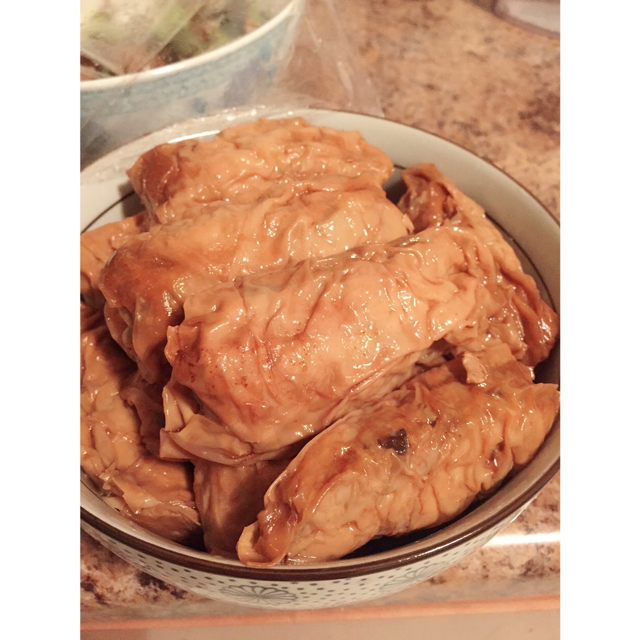 香菇鲜肉腐皮卷