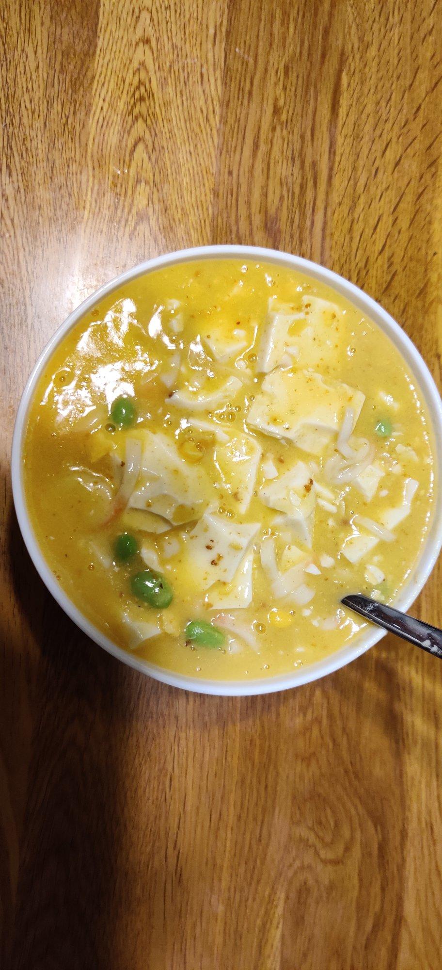 蟹黄豆腐（咸蛋黄版）