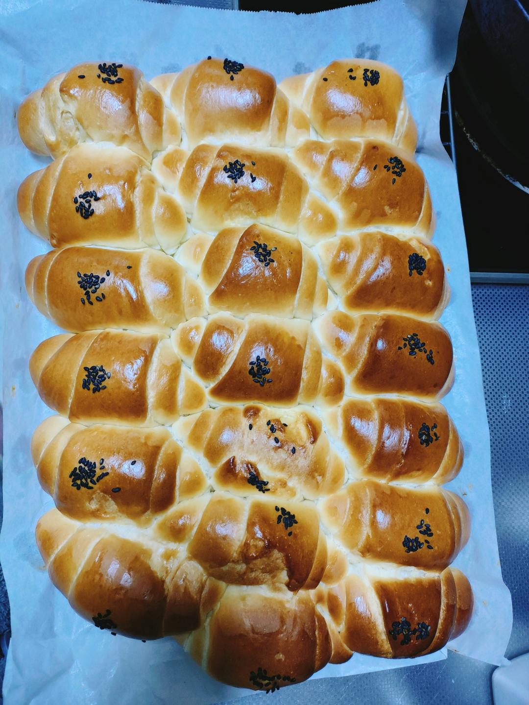 牛奶面包卷（直接法）