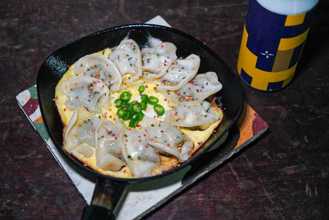 懒人快手抱蛋煎饺