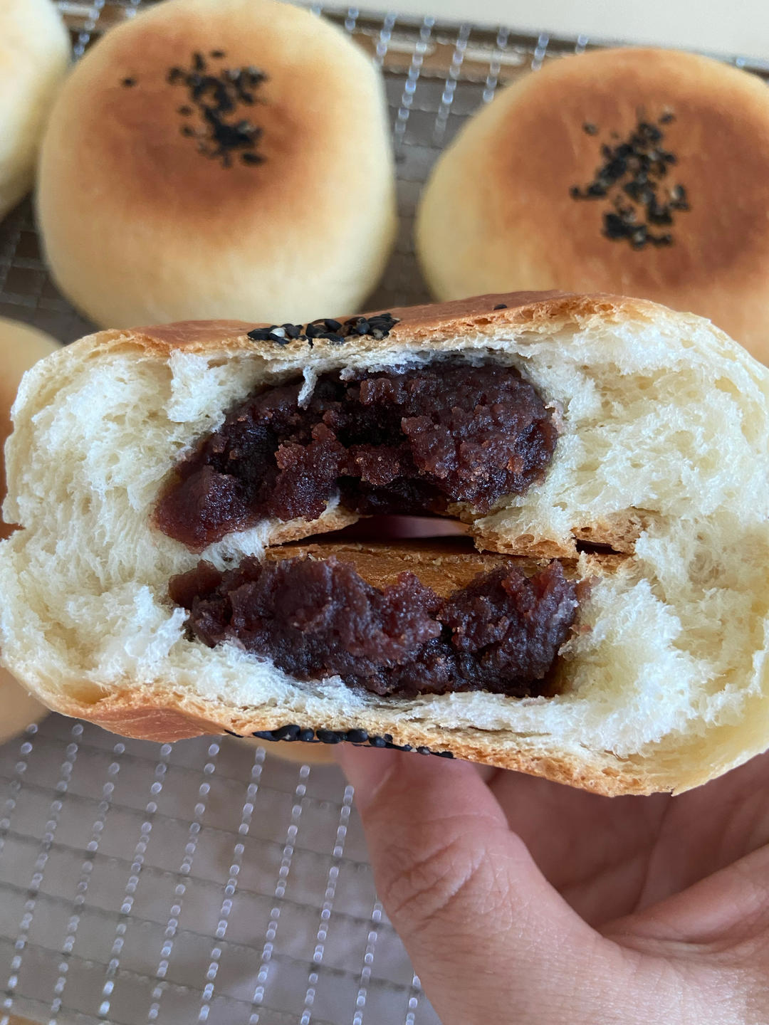 小美日式红豆包