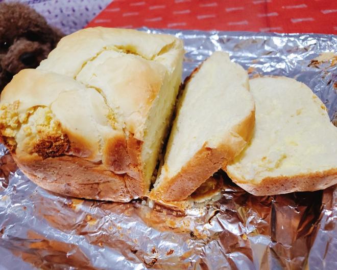 新手面包机版椰蓉面包的做法