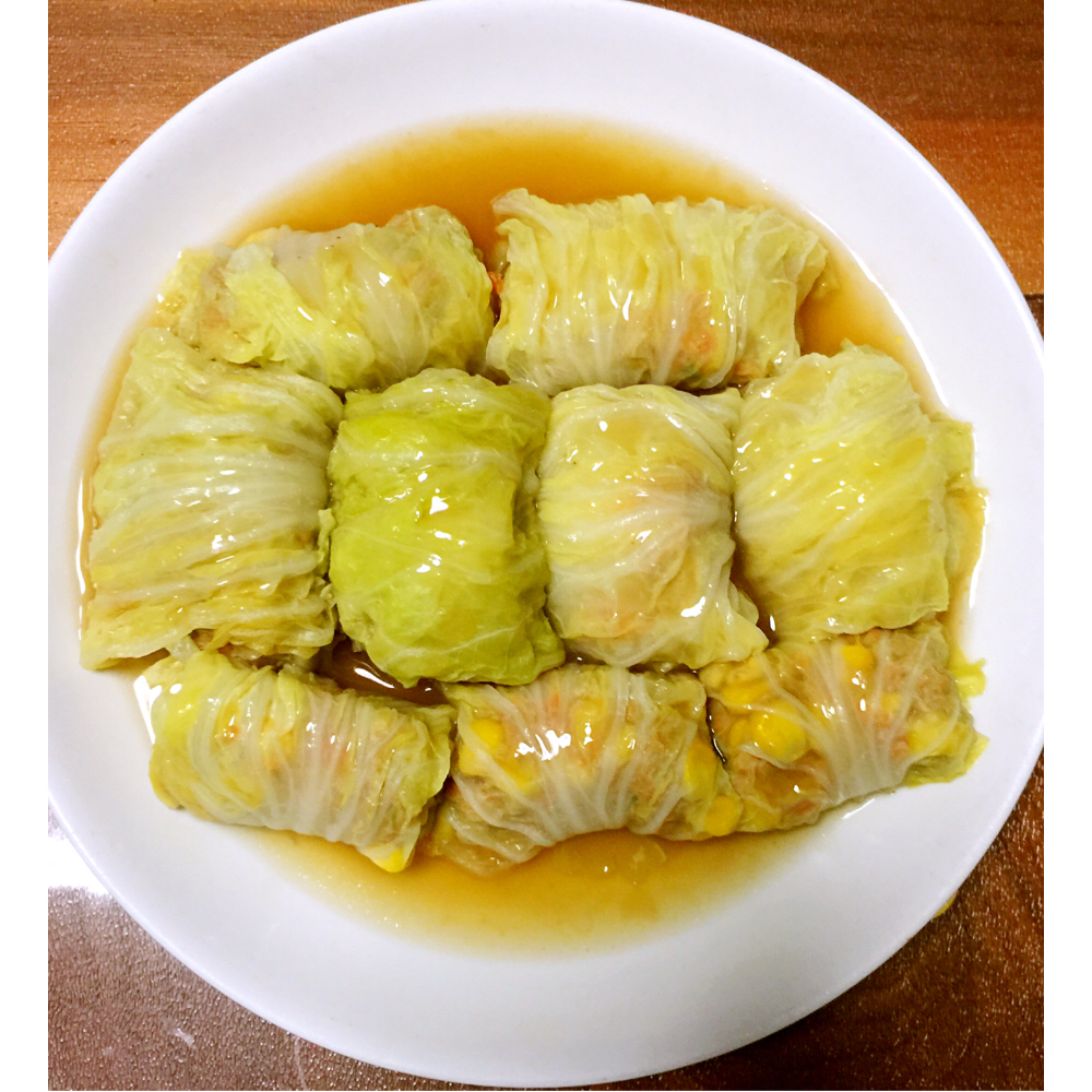 肉沫白菜卷