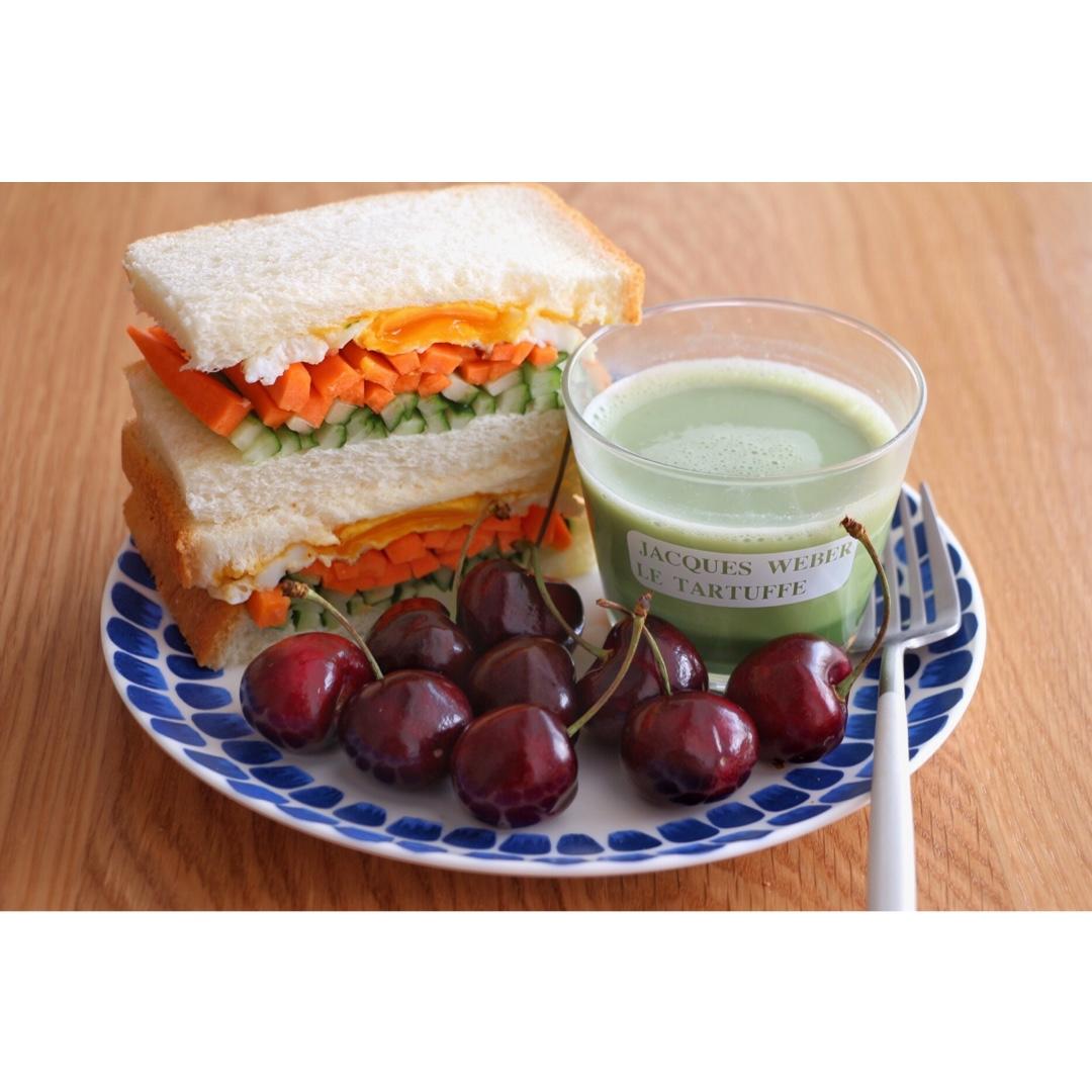 如何做超厚的沼三明治~详细tip！牛油果鸡蛋午餐肉三明治~