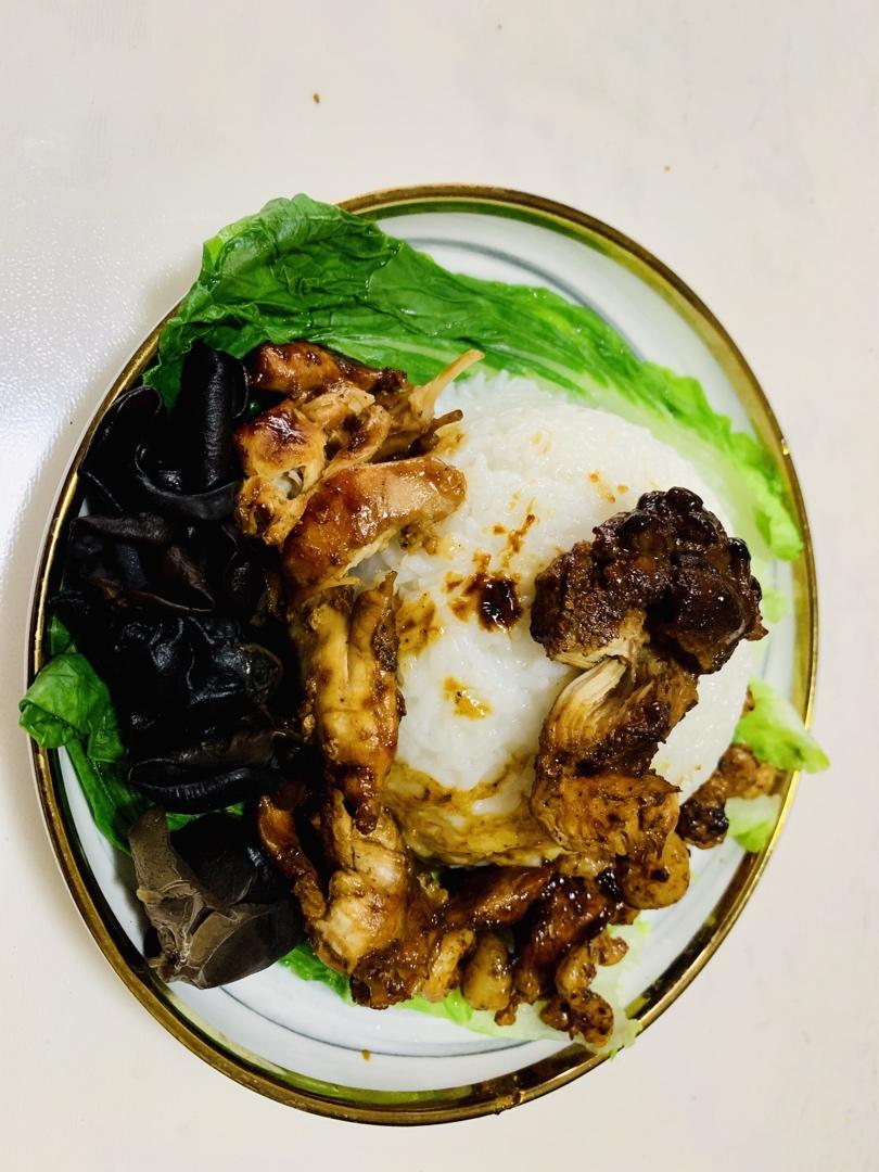 照烧鸡腿饭