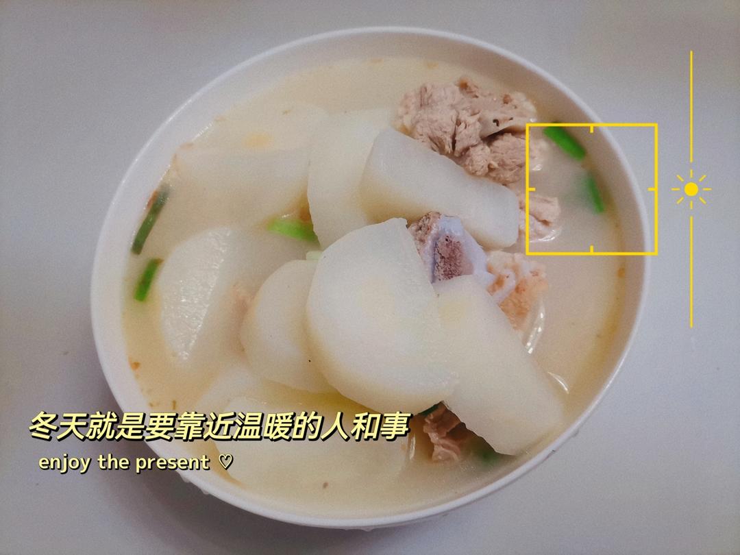 萝卜炖排骨-秋冬懒人汤