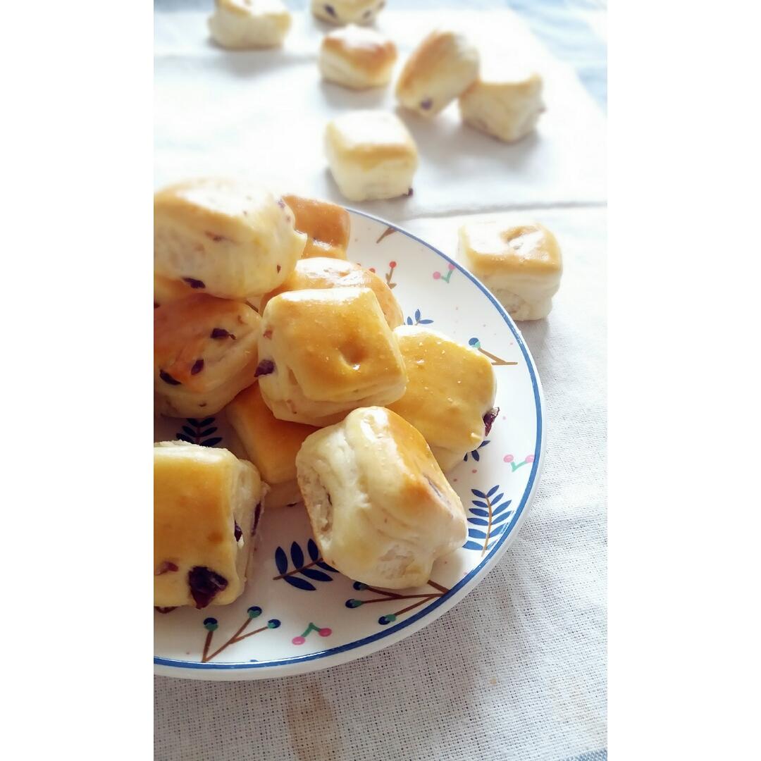 蔓越莓优格小面包块