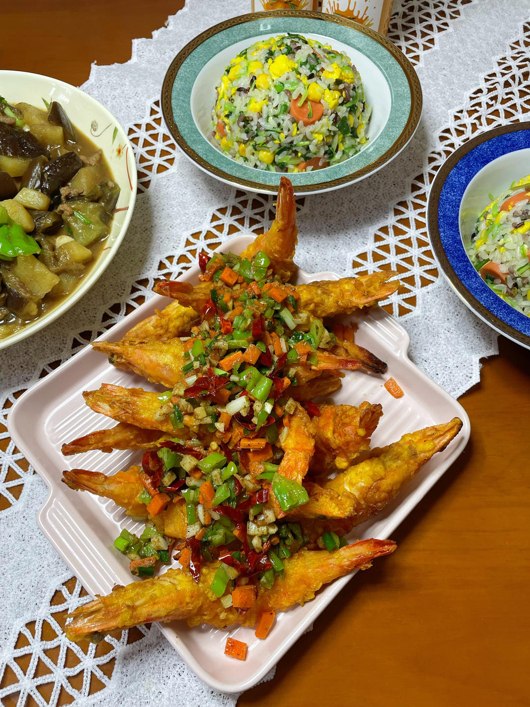 外焦里嫩的“椒盐虾”