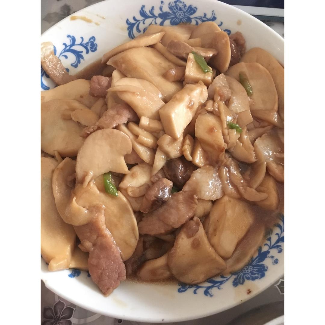 肉炒杏鲍菇