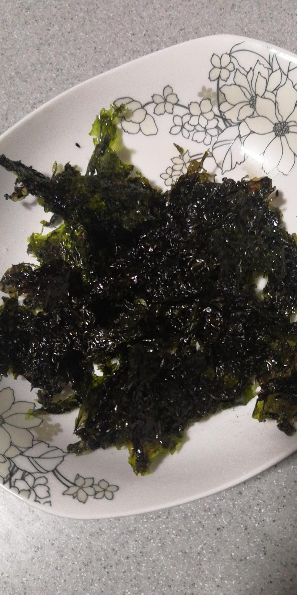 五块钱一大锅的炒海苔