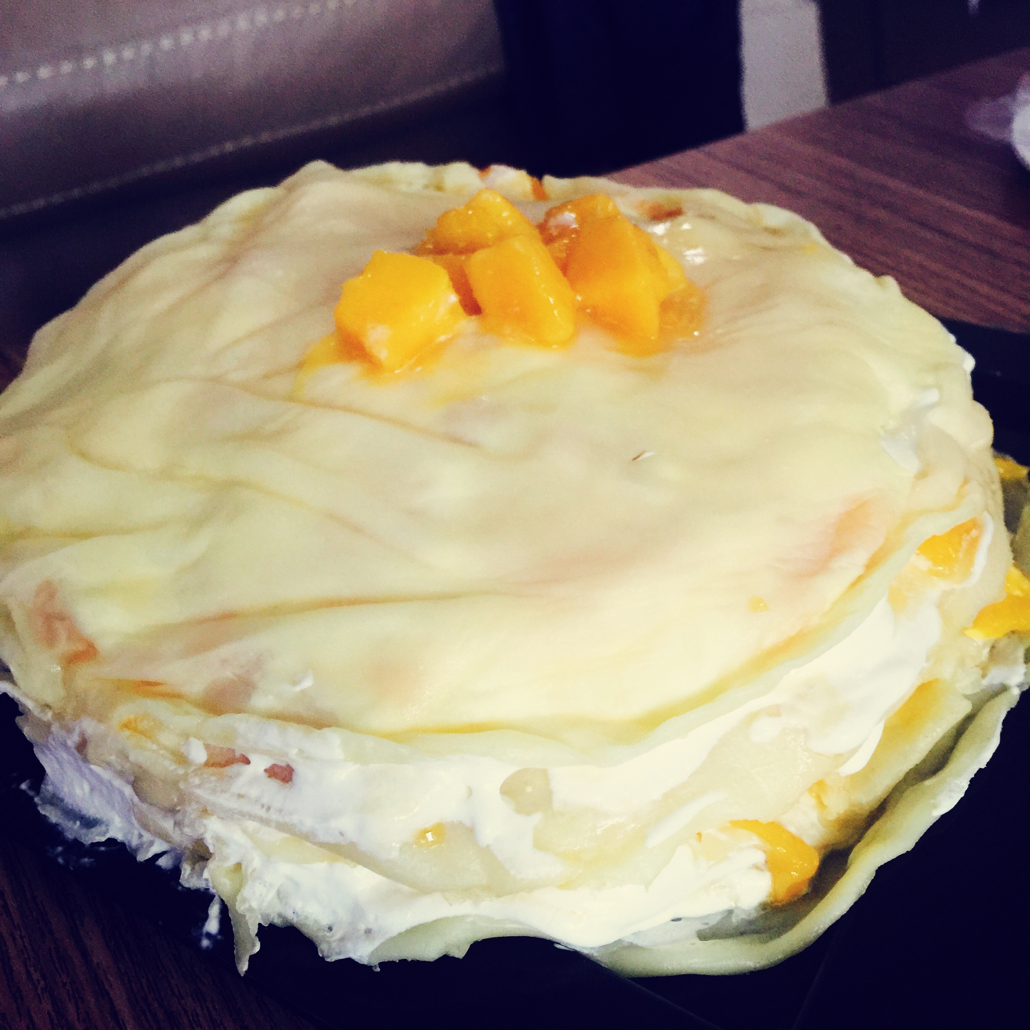 zsudi做的芒果千层饼