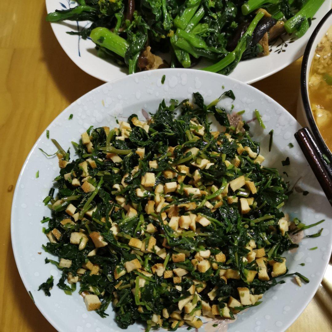 马兰头拌香干