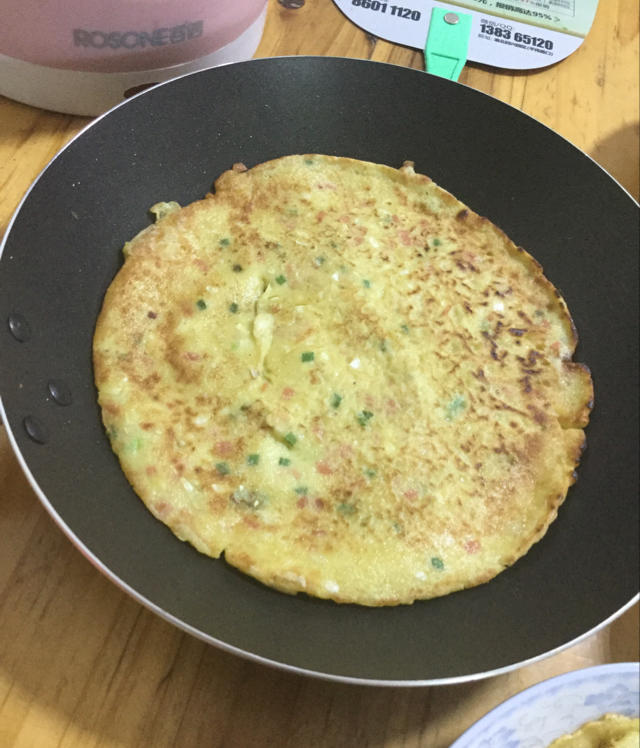 鸡蛋蔬菜煎饼