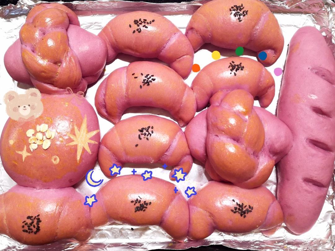 巧克力牛角包
