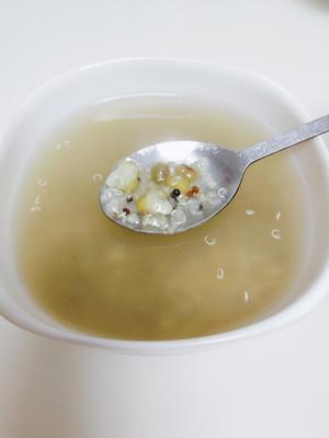 不怕寒凉、夏季可安心喝的藜麦小米绿豆粥、汤、豆浆、米糊的做法 步骤5