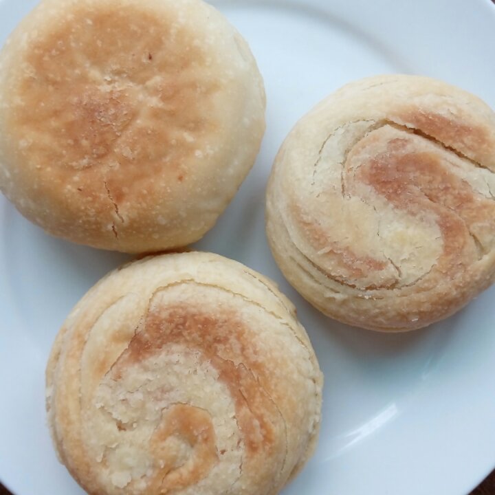 素油版酥皮鲜肉月饼，更健康