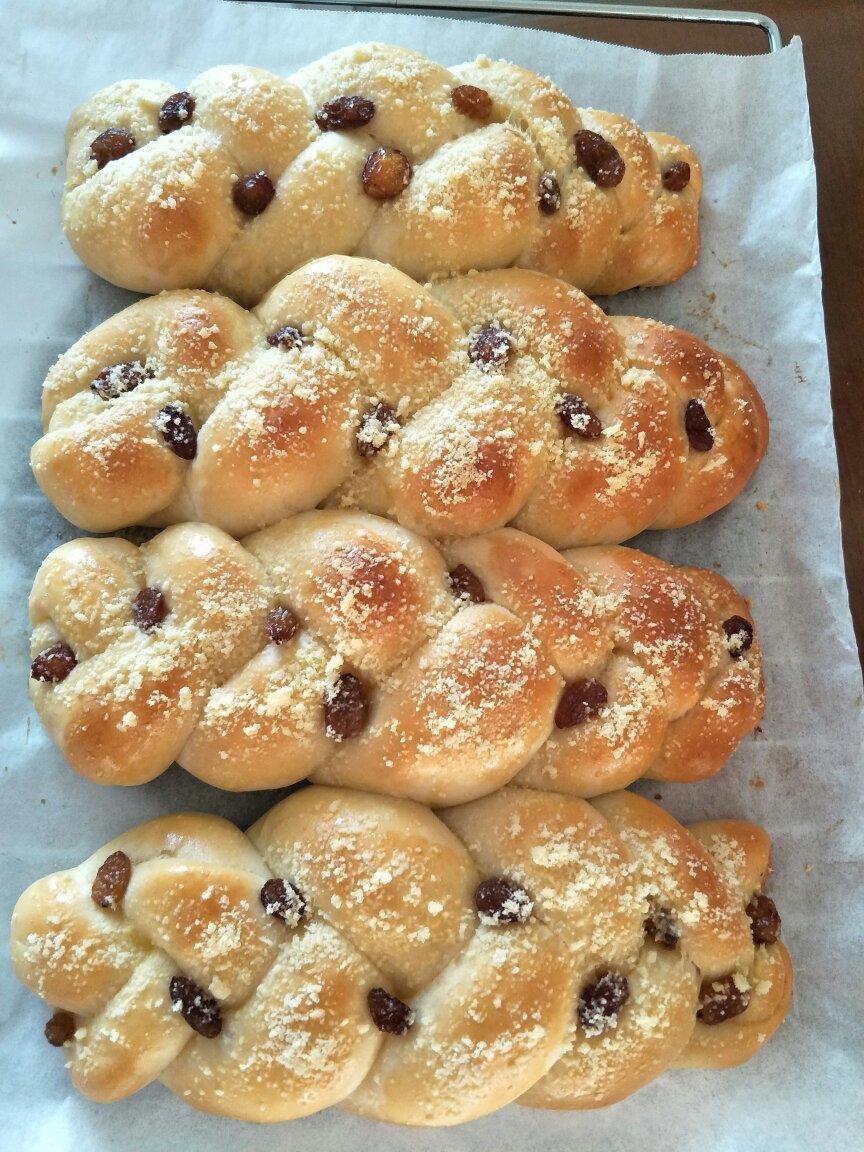 酸奶辫子面包（一次发酵）