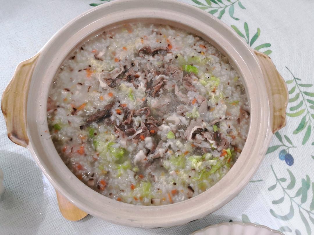 鲜果厨房做的冬寒菜稀饭