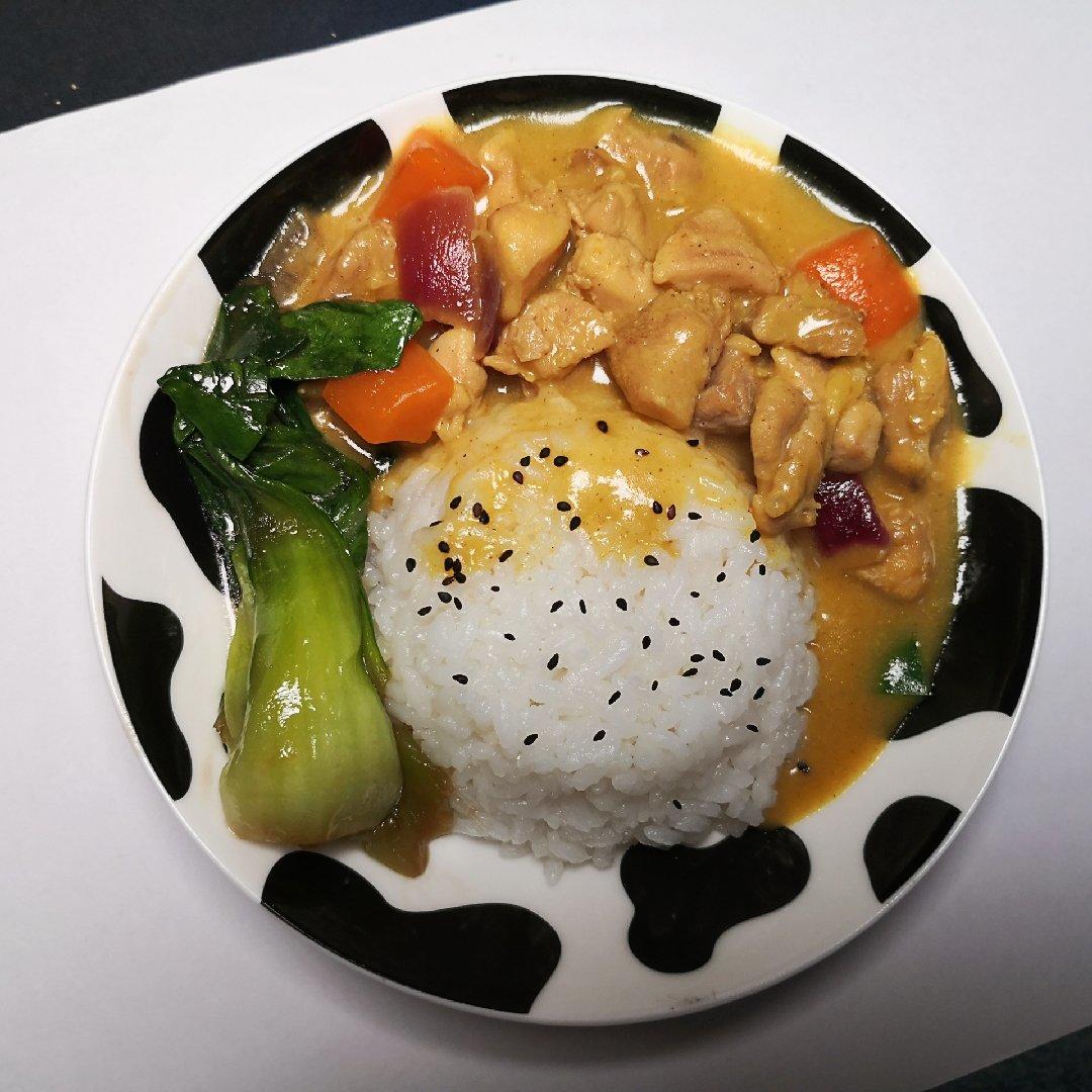 教你做好吃的咖喱鸡腿饭