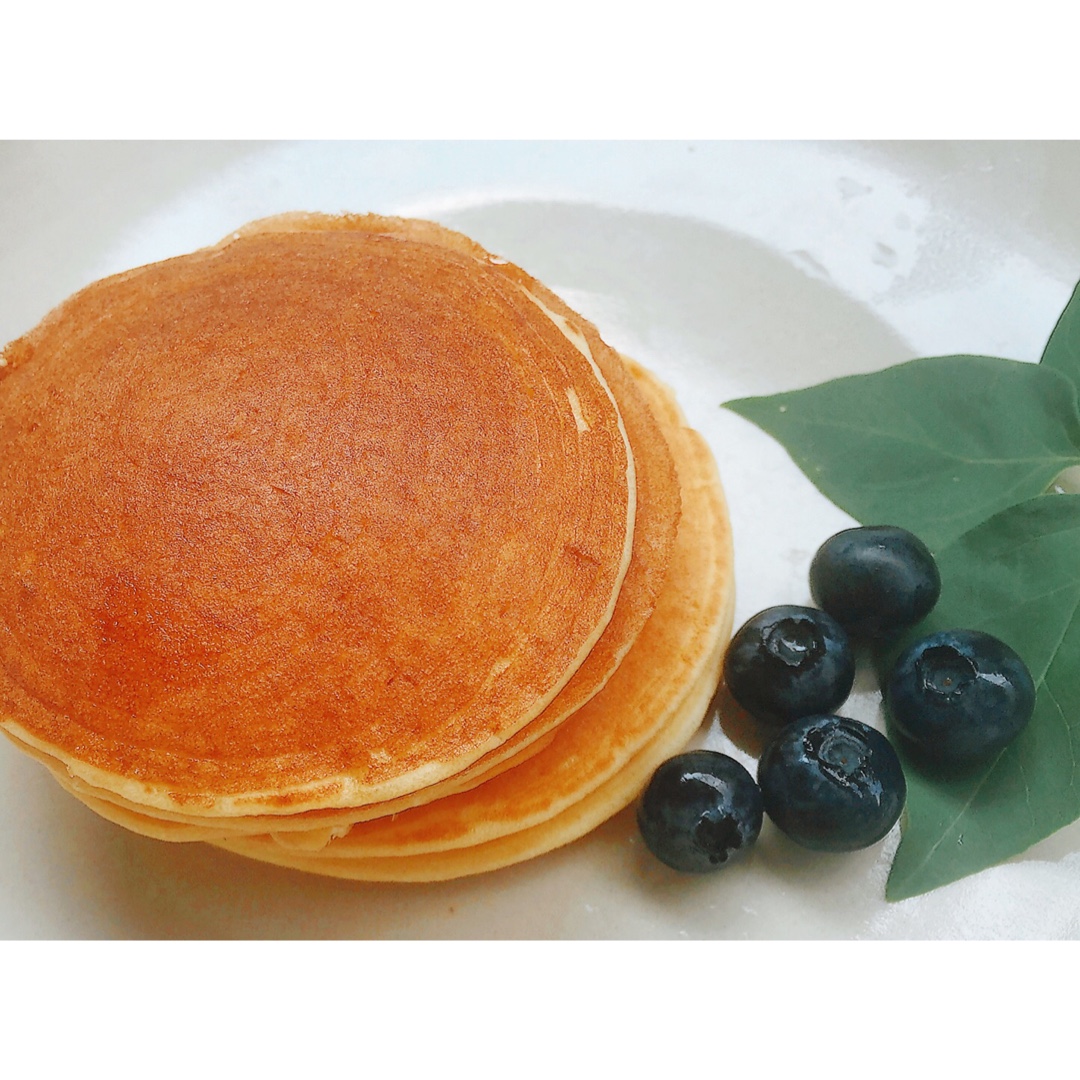 超级简单pancake【无黄油健康版】
