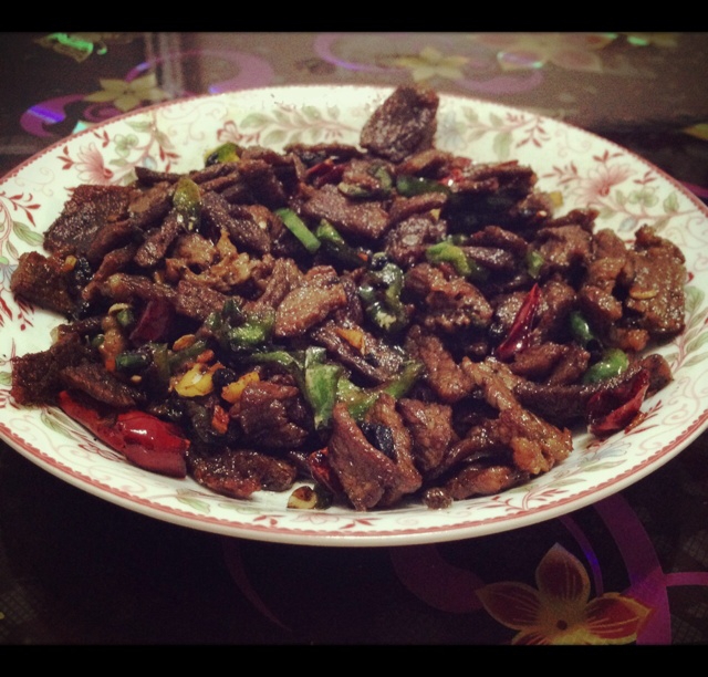 小炒牛肉