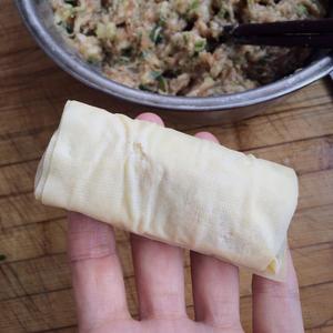 干豆腐蒸肉卷的做法 步骤4
