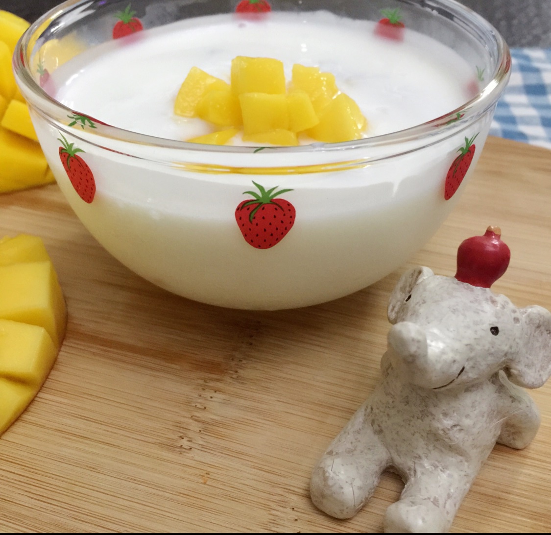 小清新芒果酸奶