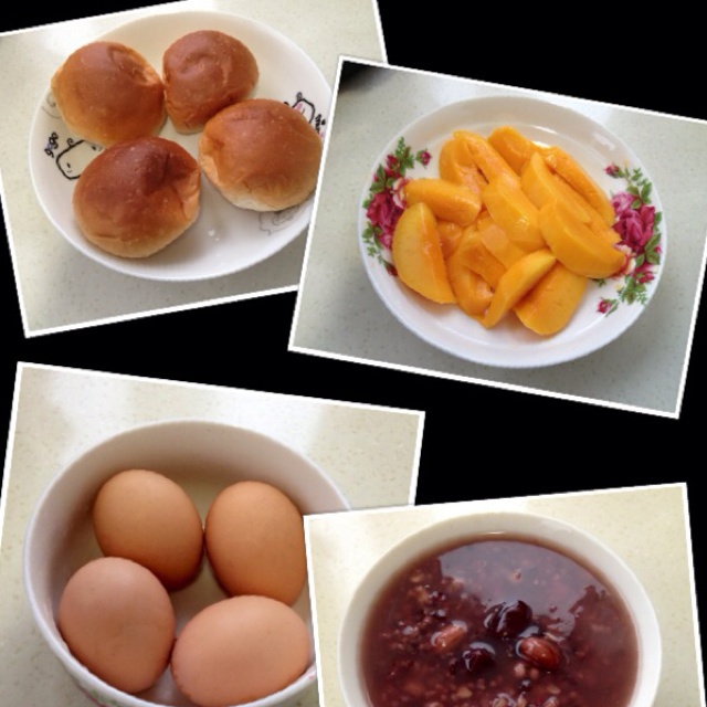 红豆黑米美颜粥