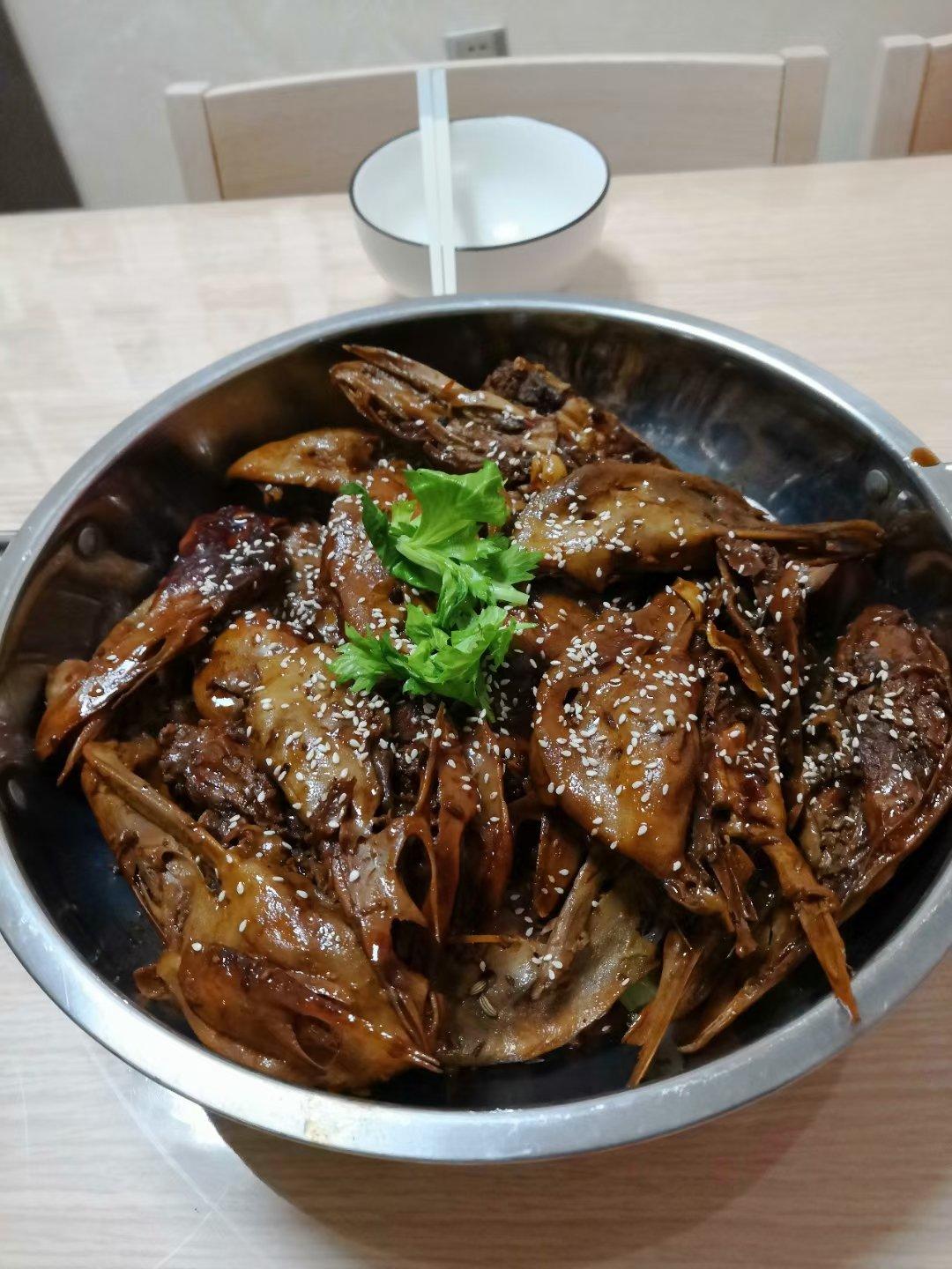 家庭版干锅鸭头