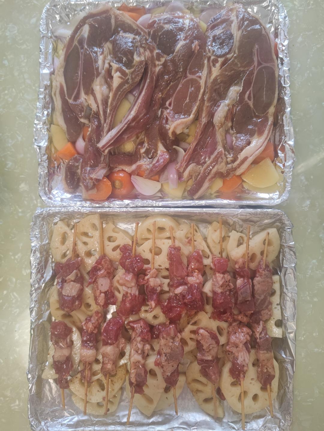 巨好吃的羊肉烤串（烤箱版）