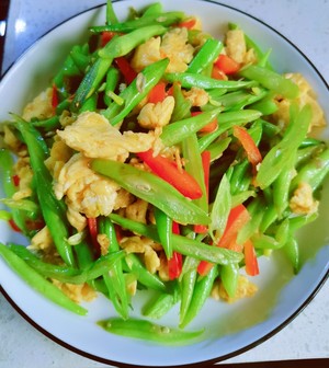 四季豆炒蛋的做法步骤图 四季豆炒蛋怎么做好吃 混日子的 下厨房 四季豆炒蛋的做法步骤图 四季豆炒蛋怎么做好吃 混日子的 下厨房