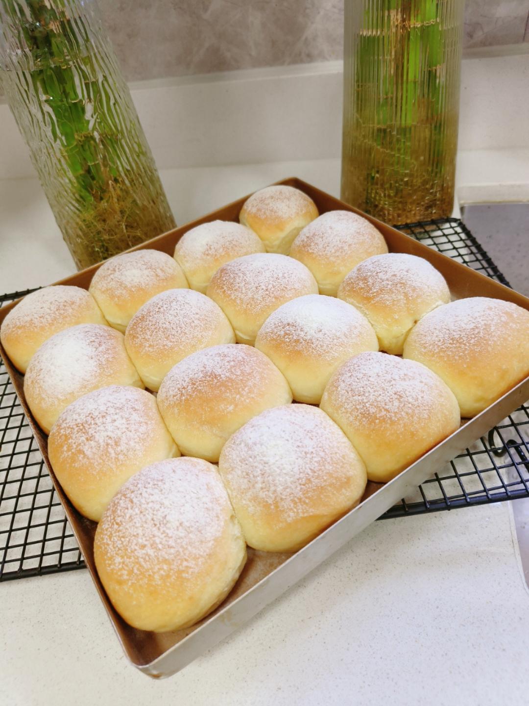 超软淡奶油餐包，无需黄油快速出膜，棉花般柔软