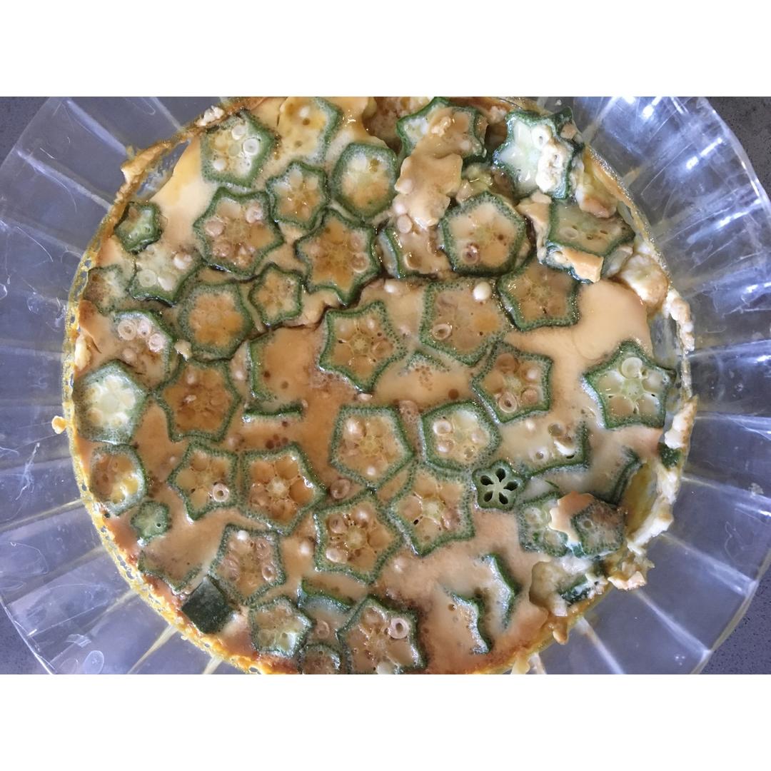 颜值控-做一朵开在碗里的花秋葵蒸水蛋