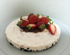 草莓奶油芝士蛋糕的做法 步骤23