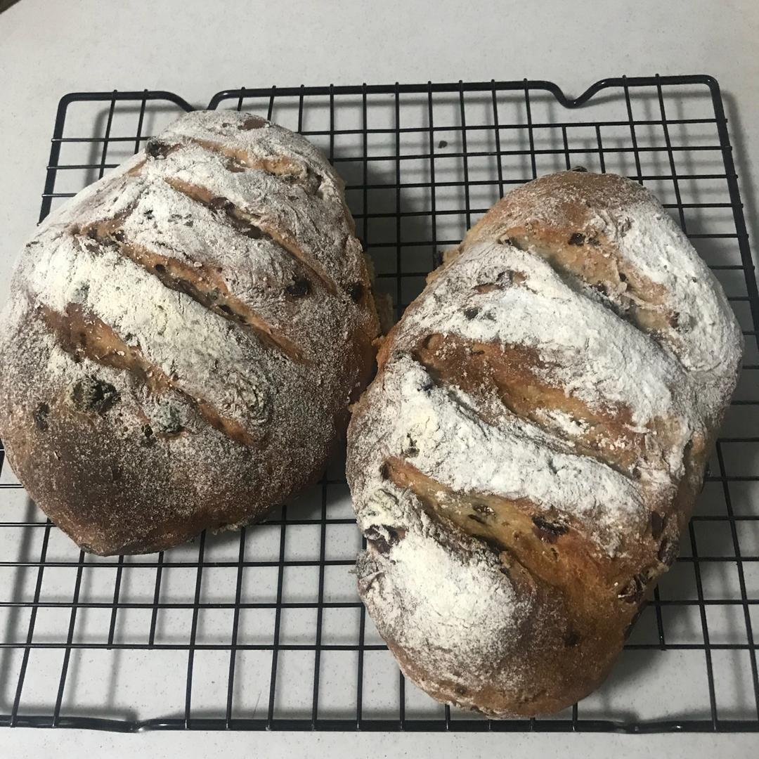 全麦核桃包～软欧包