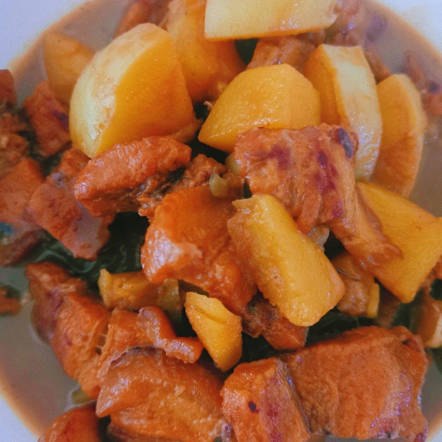 红烧肉炖土豆（丝毫不腻）