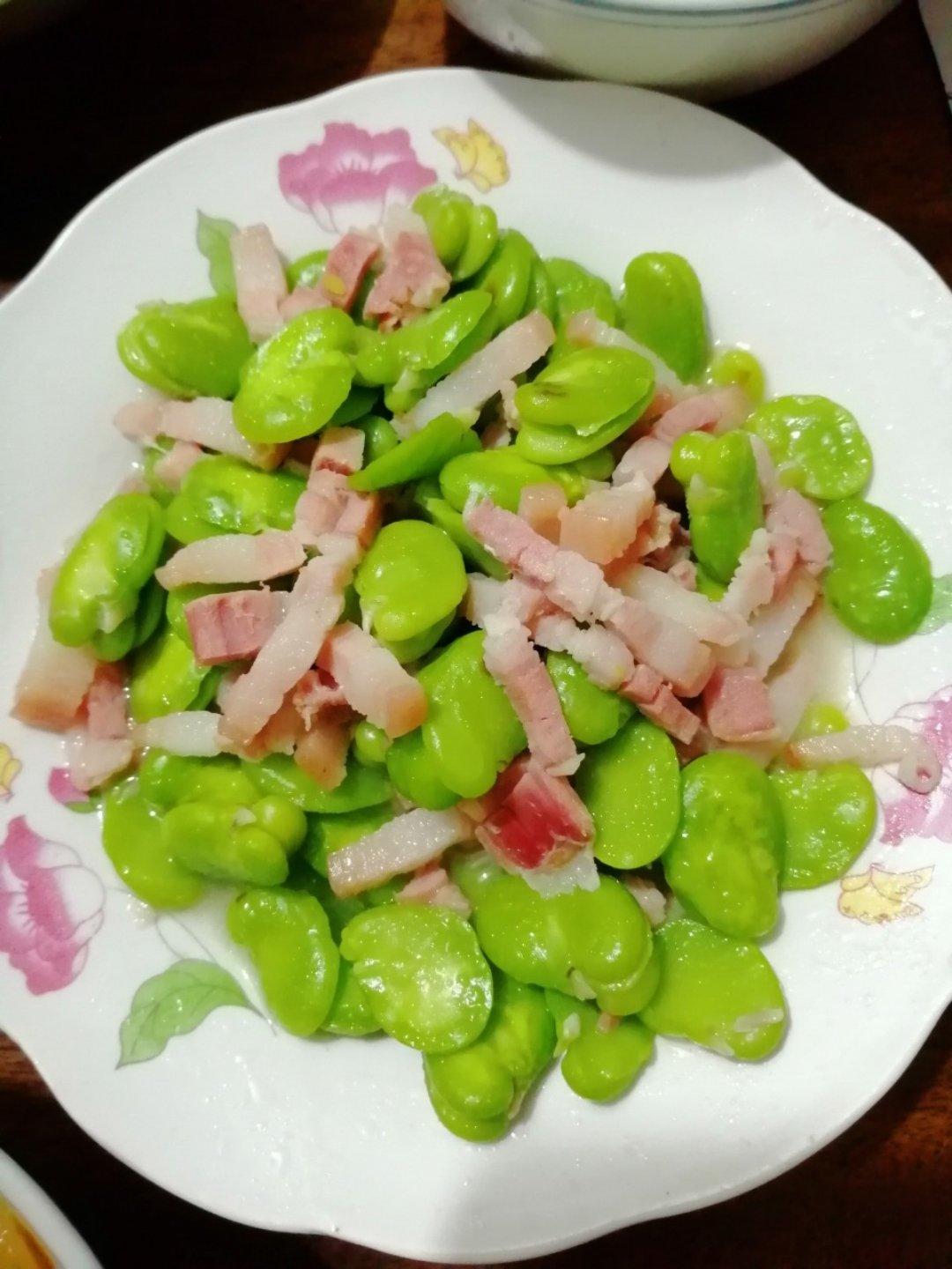 萍聚63做的咸肉豆板