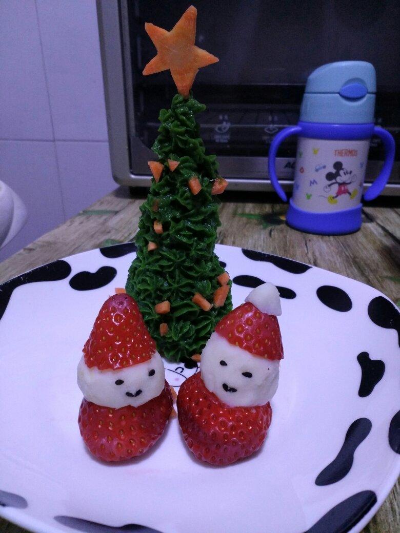 草莓山药圣诞老人