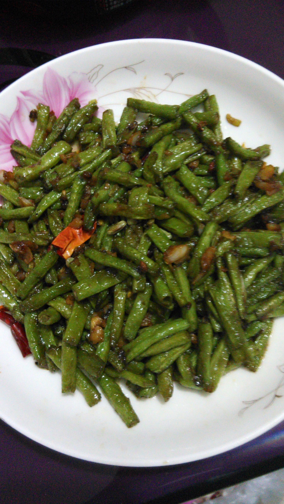 ゝ文桐lee做的素干煸豆角