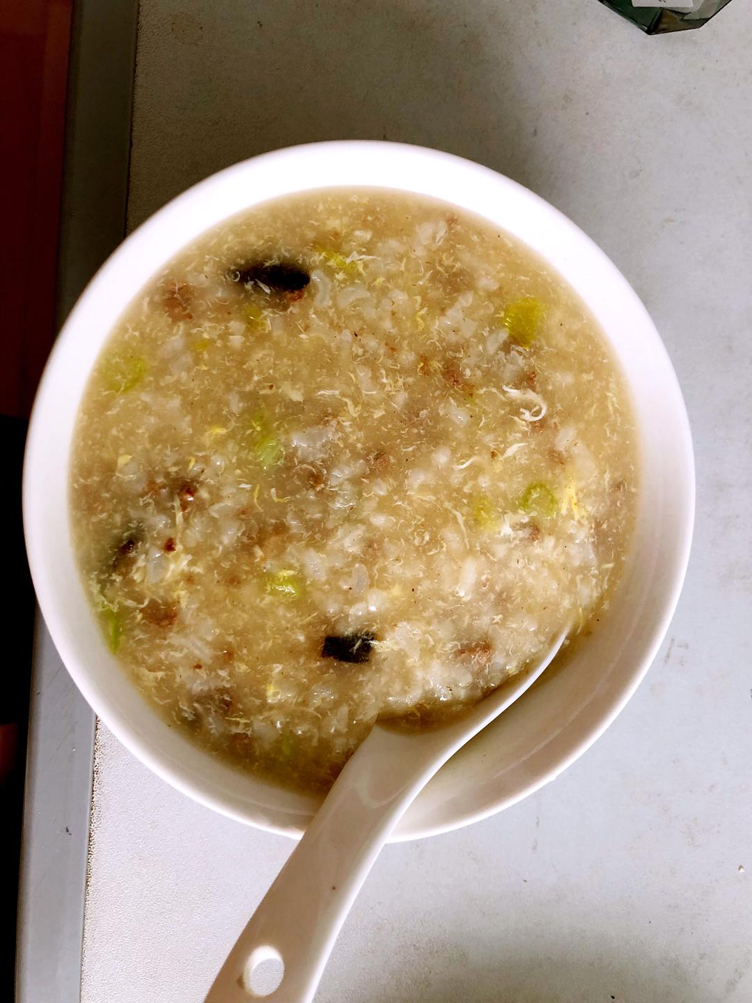 香菇牛肉粥的做法