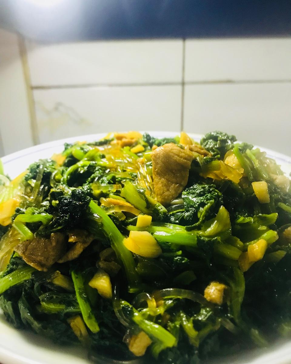【家常菜】苔菜炖粉条