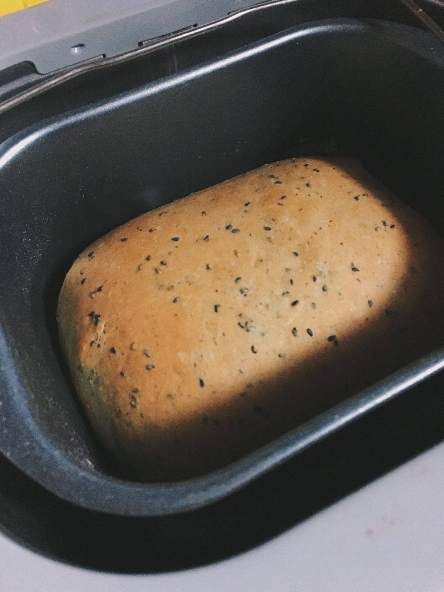 黑芝麻全麦吐司（面包机）的做法